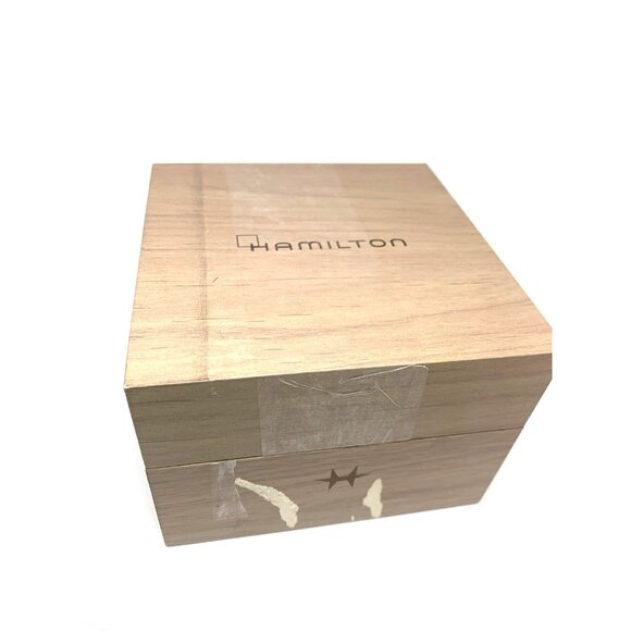 Hamilton Men's Watch H38525721 Swiss Automatic Beige Dial Leather Band 40mm - Picture 13 of 16